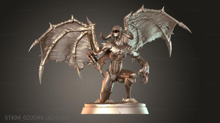 Figurines heroes, monsters and demons (Sons Nightmare Mareridt, STKM_022044) 3D models for cnc