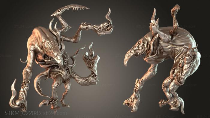 Figurines heroes, monsters and demons (Spawn Q, STKM_022089) 3D models for cnc