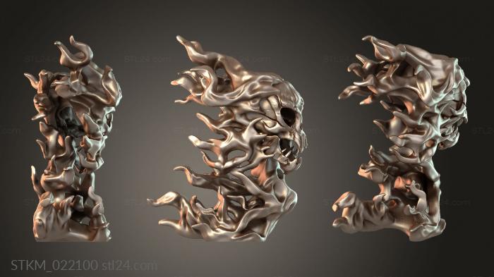 Spell Burning Skull