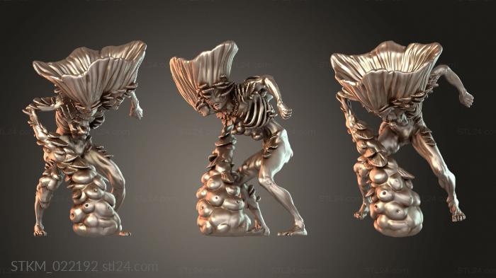 Figurines heroes, monsters and demons (Spore Burster, STKM_022192) 3D models for cnc