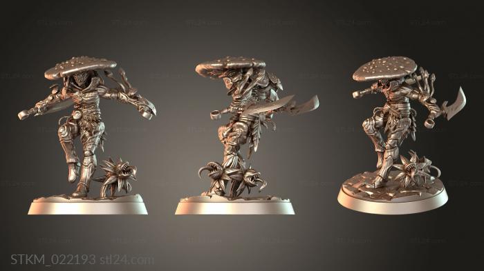 Figurines heroes, monsters and demons (Sporothorn, STKM_022193) 3D models for cnc