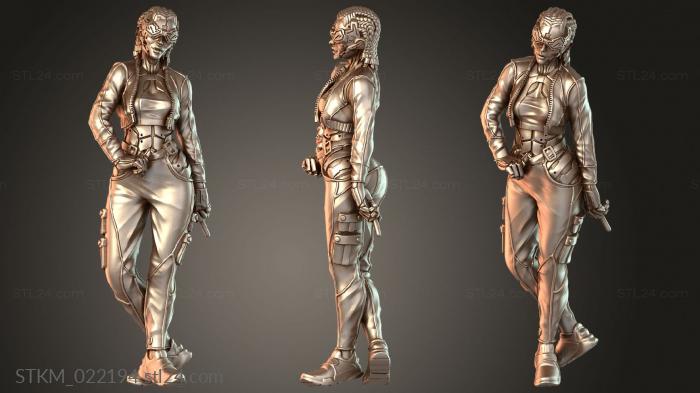 Figurines heroes, monsters and demons (Sporty Sleep City Citizen Onlooker, STKM_022194) 3D models for cnc