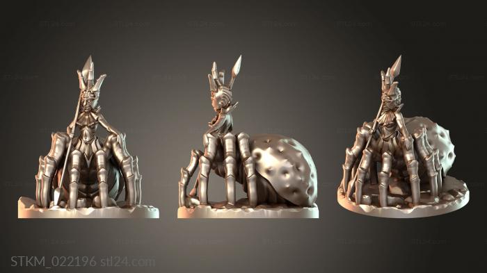 Figurines heroes, monsters and demons (Spyder Queen Drider, STKM_022196) 3D models for cnc