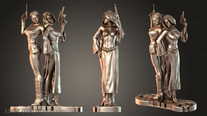 Figurines heroes, monsters and demons (Star Girls Family Sparx Padme, STKM_022214) 3D models for cnc