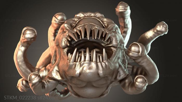 Figurines heroes, monsters and demons (Starter Beholder, STKM_022238) 3D models for cnc