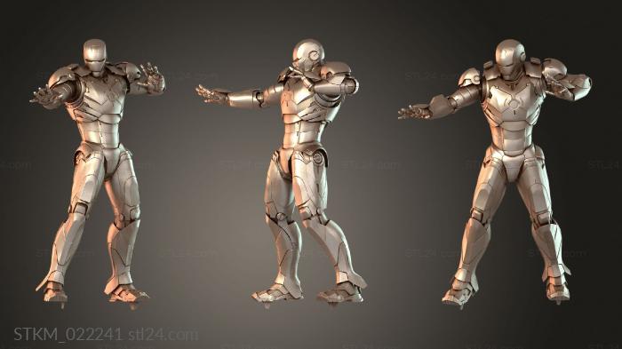 Statue Close and Open Armor