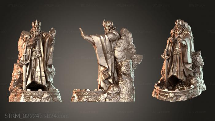 Figurines heroes, monsters and demons (Statue of the Gods, STKM_022242) 3D models for cnc