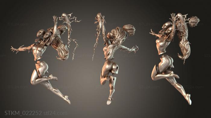Figurines heroes, monsters and demons (Storm and Bust, STKM_022252) 3D models for cnc