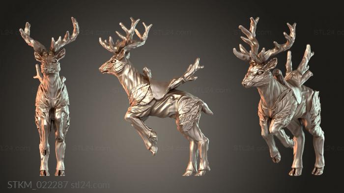 Figurines heroes, monsters and demons (Sylvan Kin Lords Mount, STKM_022287) 3D models for cnc