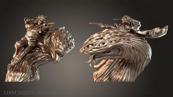 Figurines heroes, monsters and demons (Term Hellsing Herald, STKM_022335) 3D models for cnc