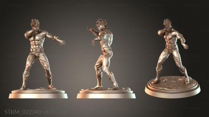 Figurines heroes, monsters and demons (Term Kenshiro Complex, STKM_022340) 3D models for cnc