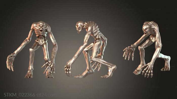 Figurines heroes, monsters and demons (Terror Vengeful, STKM_022366) 3D models for cnc