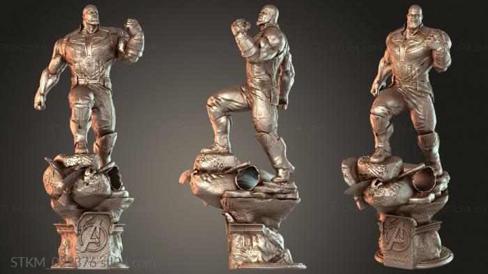 Figurines heroes, monsters and demons (Thanos Mitchell Infinity War, STKM_022376) 3D models for cnc