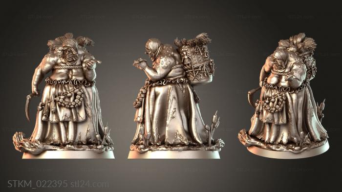Figurines heroes, monsters and demons (The Dark Forest Village Hag, STKM_022395) 3D models for cnc
