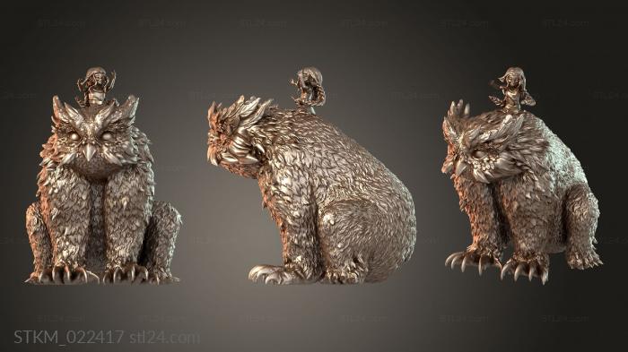 The Girl and Owlbear