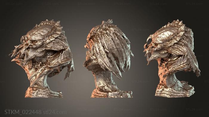 Figurines heroes, monsters and demons (The Predator, STKM_022448) 3D models for cnc