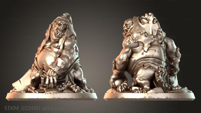 Figurines heroes, monsters and demons (The Undead II Core Flesheater, STKM_022480) 3D models for cnc
