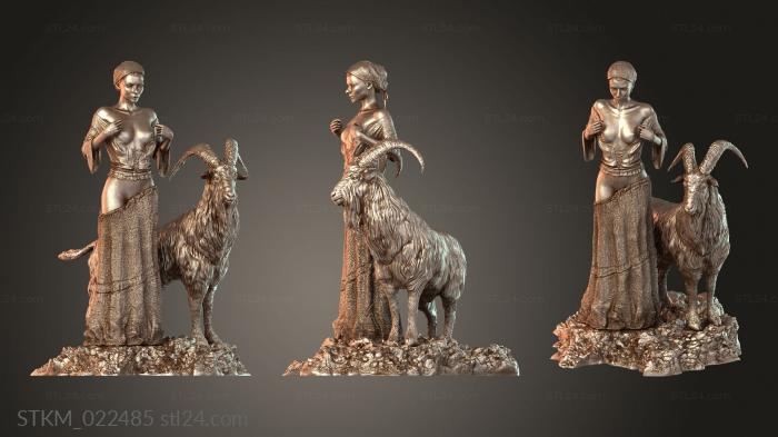 Figurines heroes, monsters and demons (The Witch Anya Taylor Joy, STKM_022485) 3D models for cnc