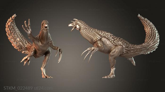 Therizinosaurus Attacking Huge
