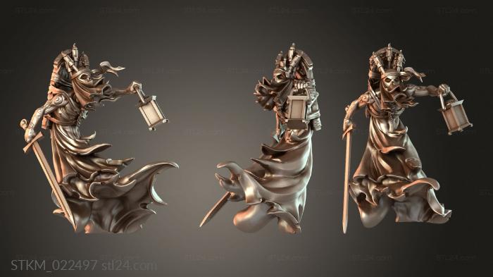 Статуэтки герои, монстры и демоны (Толмар Призрачный Лорд, STKM_022497) 3D модель для ЧПУ станка