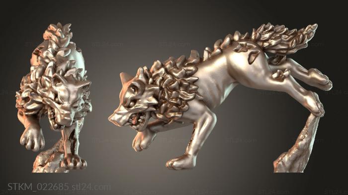Undead Dire Wolf Fierce