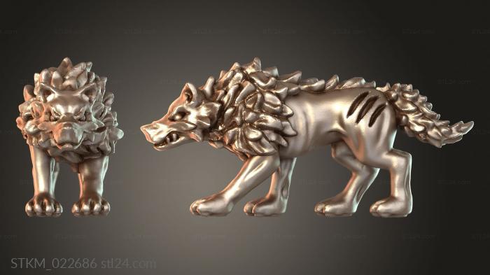 Undead Dire Wolf Jaded