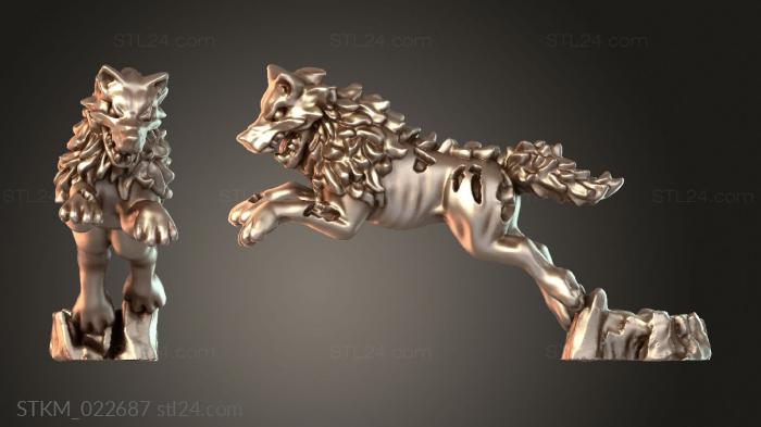Undead Dire Wolf Phantom