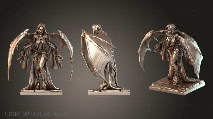 Figurines heroes, monsters and demons (Vampire Lord Aleister, STKM_022731) 3D models for cnc