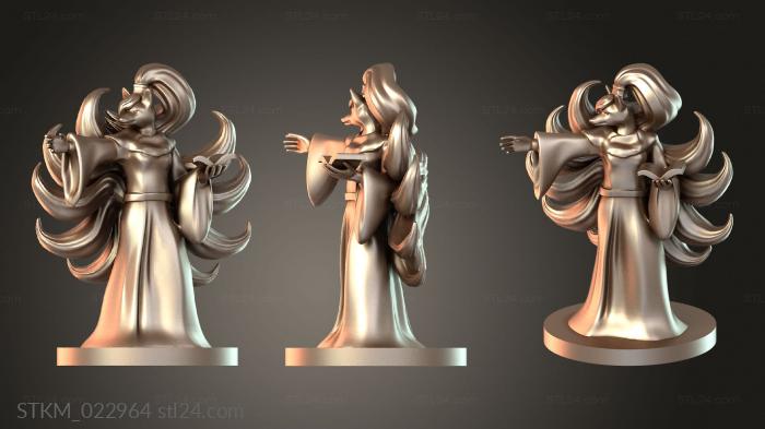 Wizards Female Mage with Nine Tails