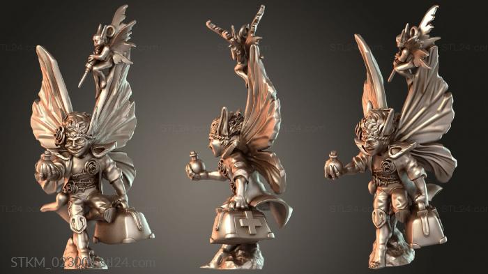 Figurines heroes, monsters and demons (Wood Elfs Apothecary, STKM_023001) 3D models for cnc