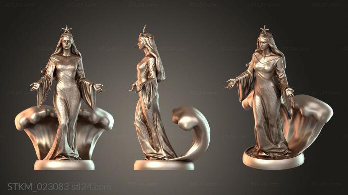 Figurines heroes, monsters and demons (Yemanja Mother of the Sea, STKM_023083) 3D models for cnc