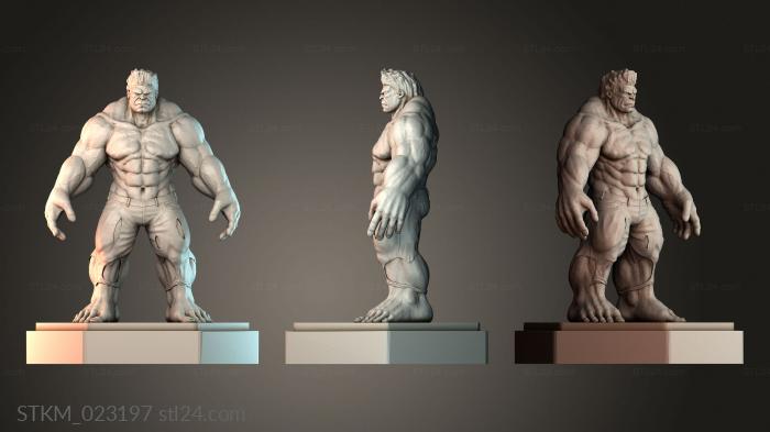 Figurines heroes, monsters and demons (STKM_023197) 3D models for cnc