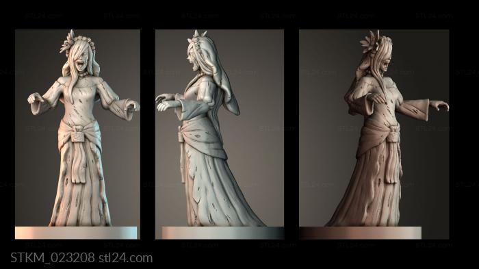 Figurines heroes, monsters and demons (STKM_023208) 3D models for cnc