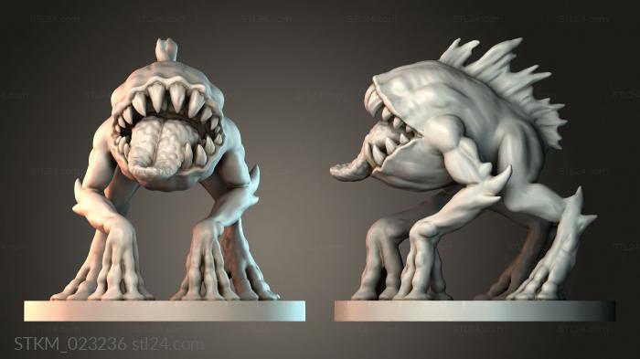 Figurines heroes, monsters and demons (STKM_023236) 3D models for cnc