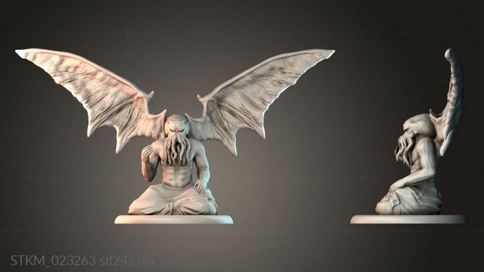 Figurines heroes, monsters and demons (STKM_023263) 3D models for cnc