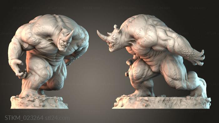 Figurines heroes, monsters and demons (STKM_023264) 3D models for cnc