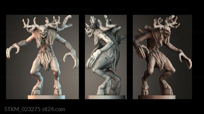 Figurines heroes, monsters and demons (STKM_023275) 3D models for cnc