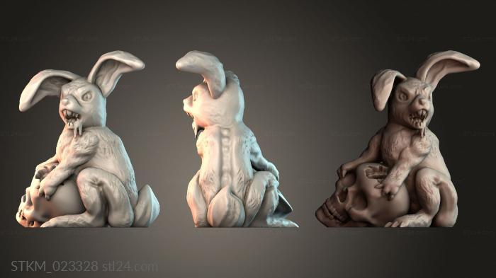 Figurines heroes, monsters and demons (STKM_023328) 3D models for cnc