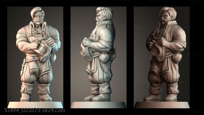 Figurines heroes, monsters and demons (STKM_023373) 3D models for cnc