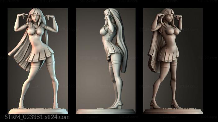 Figurines heroes, monsters and demons (STKM_023381) 3D models for cnc