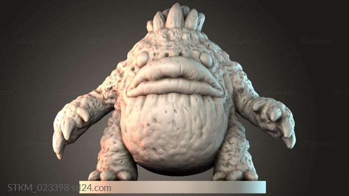 Figurines heroes, monsters and demons (STKM_023398) 3D models for cnc