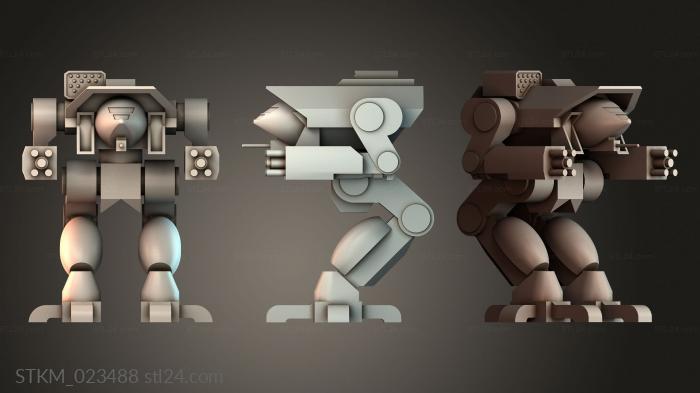 Figurines heroes, monsters and demons (STKM_023488) 3D models for cnc