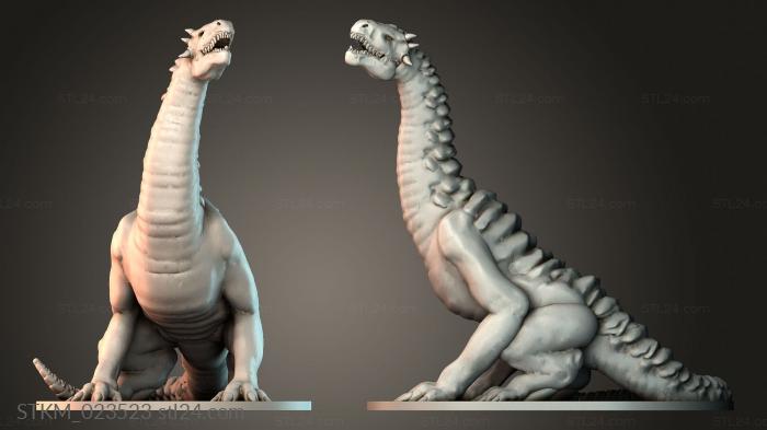 Figurines heroes, monsters and demons (STKM_023523) 3D models for cnc