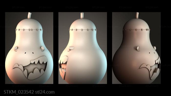 Figurines heroes, monsters and demons (STKM_023542) 3D models for cnc