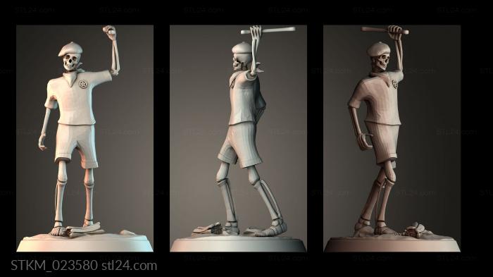 Figurines heroes, monsters and demons (STKM_023580) 3D models for cnc