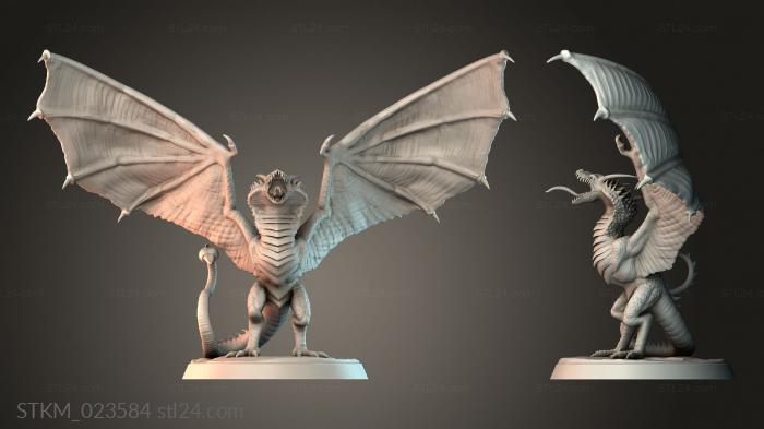 Figurines heroes, monsters and demons (STKM_023584) 3D models for cnc