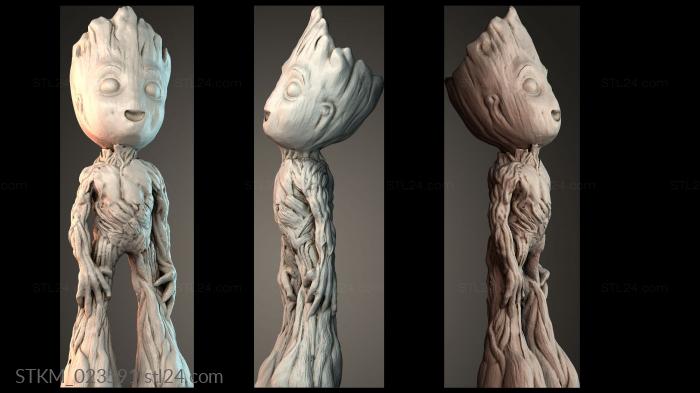 Figurines heroes, monsters and demons (STKM_023591) 3D models for cnc