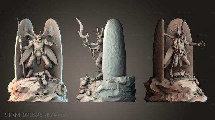 Figurines heroes, monsters and demons (STKM_023625) 3D models for cnc