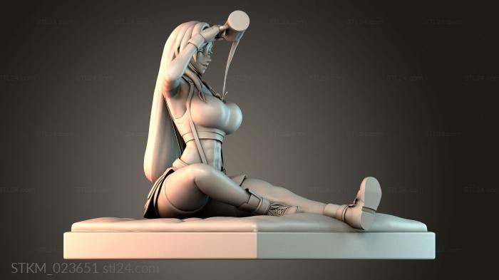 Figurines heroes, monsters and demons (STKM_023651) 3D models for cnc