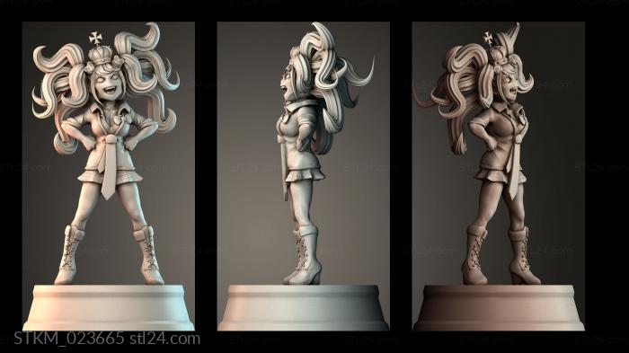 Figurines heroes, monsters and demons (STKM_023665) 3D models for cnc